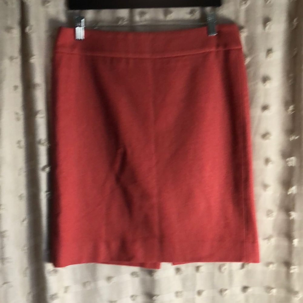 J Crew Wool Pencil Skirt with Split In The Back